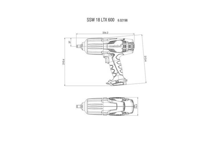 SSW 18 LTX 600 18V (602198890) Llave de impacto a batería - Image 3